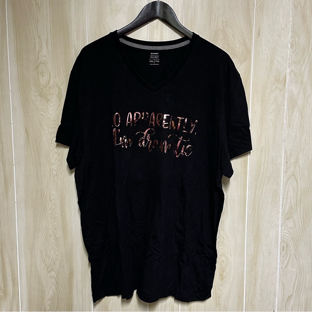 “Dramatic” Black Tee